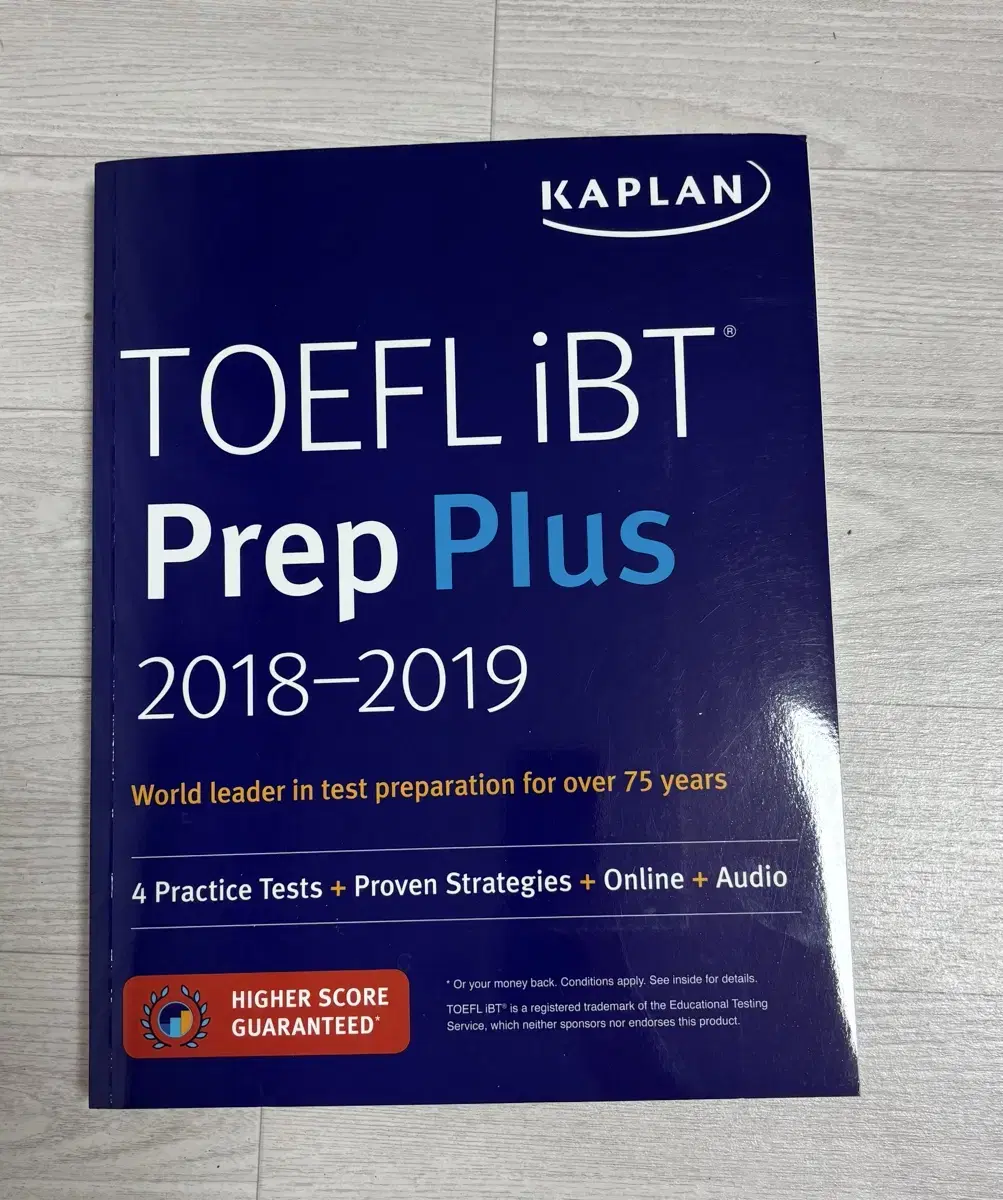 [토플 교재, 새것] TOEFL iBT Prep plus (kaplan)